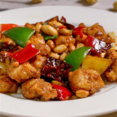  Xianning Kung Pao Kyckling – En Fyrtio-årig Smakbomb Med Sält Krydda Och Spröd Textur!